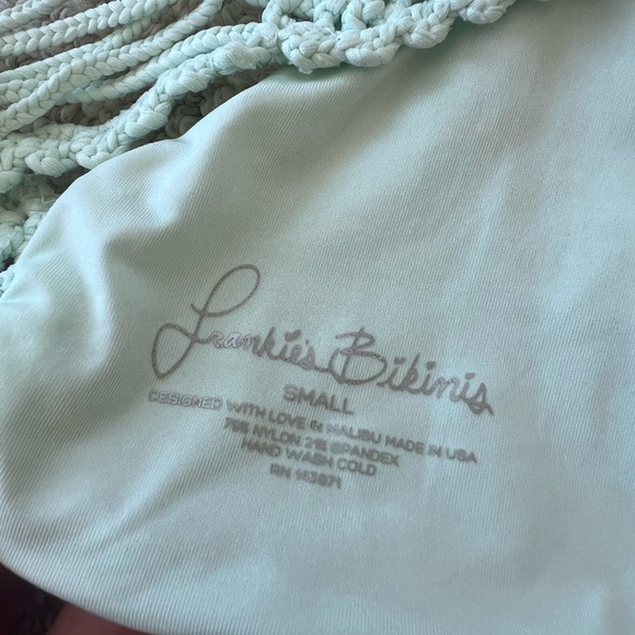 Frankie’s Mint Green Bikini Top - Picture 3 of 5